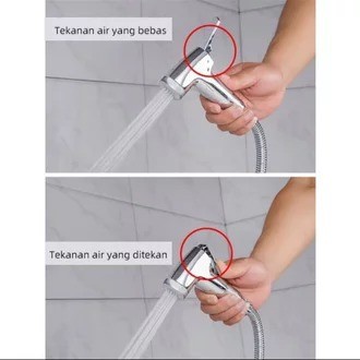 Sgmshop Kepala Jet shower Toilet Kamar Mandi Semprotan Kran Cebok Bidet