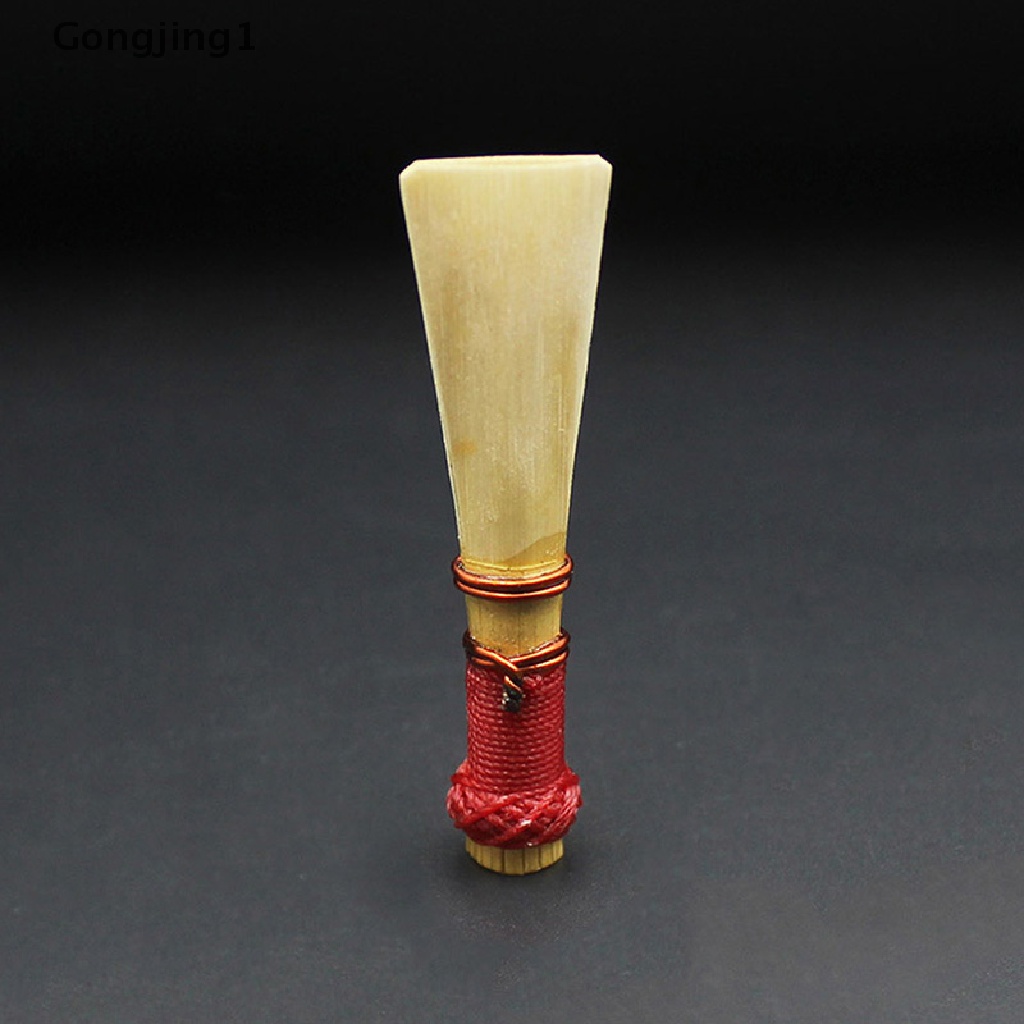 Gongjing1 1pc Bassoon Reed Kekuatan Medium Dengan Case Bassoon