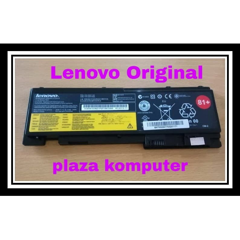 Original Baterai Laptop Lenovo ThinkPad T420s T420si T430s T430si