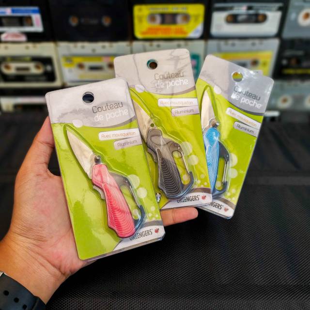 Pisau Knife Lipat Mini Unik Praktis Survival Kit Outdoor