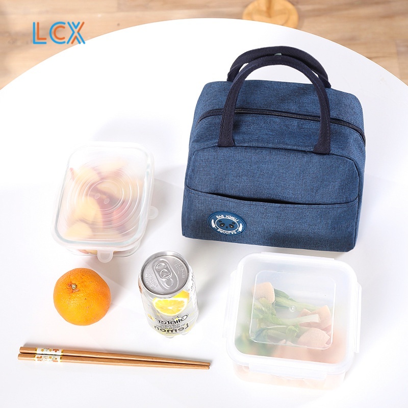 LCX Tas Bekal Lunch Cooler Bag Box Makanan Alumunium Kotak Makan Dewasa Anak Tahan Panas Dingin VS-8