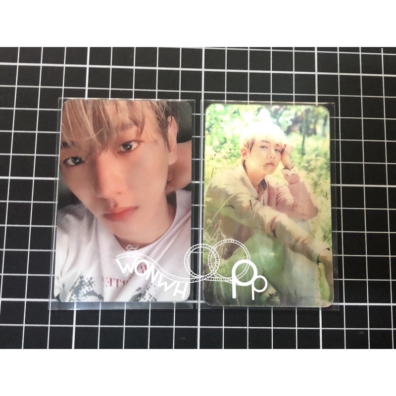 [READY] Baekhyun PC SET SUPERM Jopping US Version lenticular Nature Republic lenti photocard exo ver