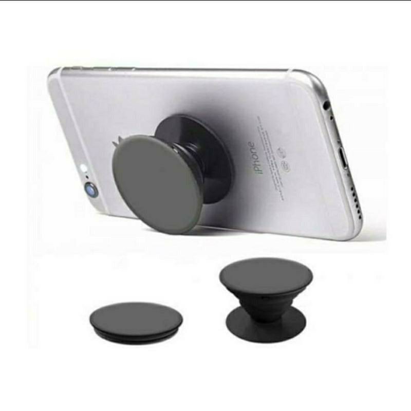 Ready Popsocket Pop Socket Holder Hp Handphone Polos Hitam Putih Terbaru Terlaris Termurah