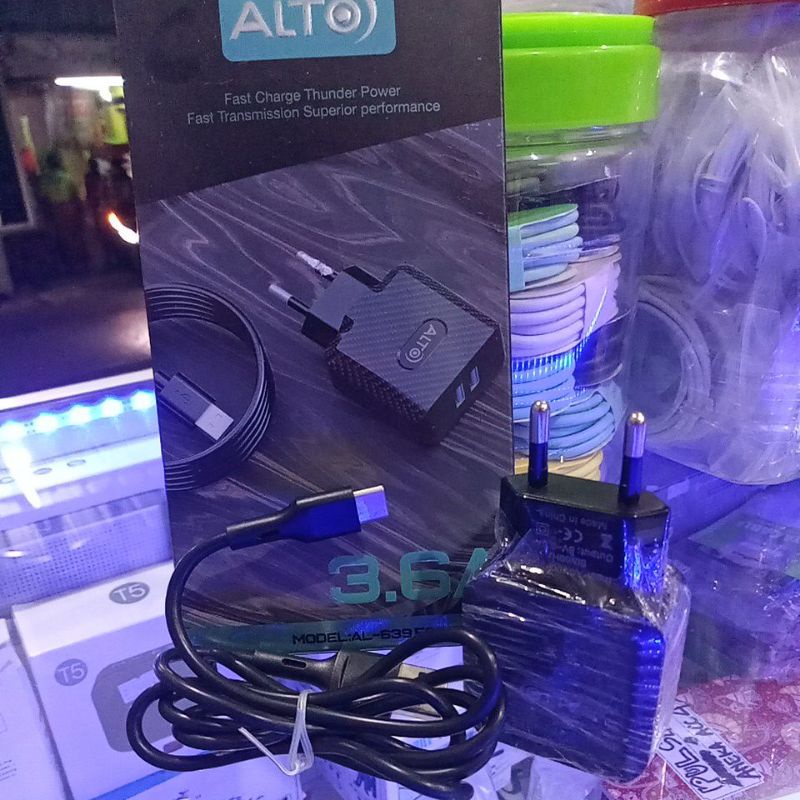 Jual CHARGER ALTO TYPEC ( 2xUSB ) Shopee Indonesia