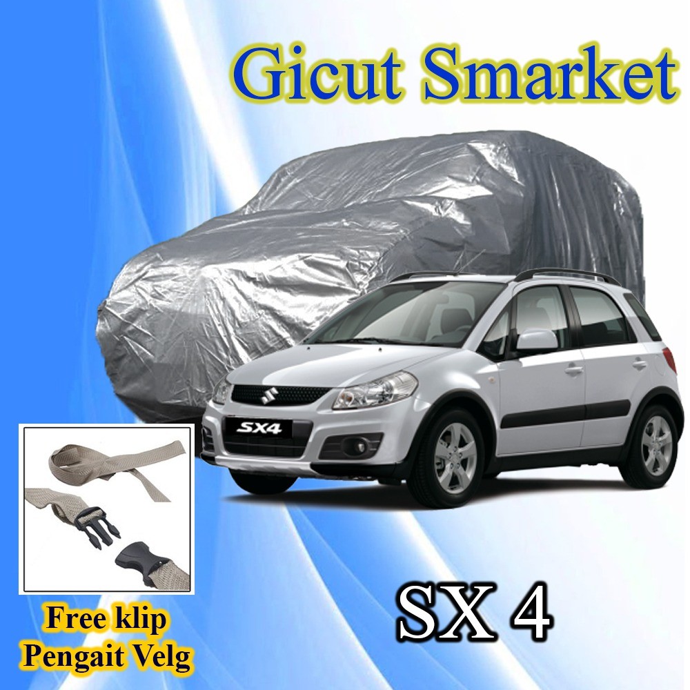 selimut sarung cover body mobil suzuki sx4 sx 4 free pengikat ban