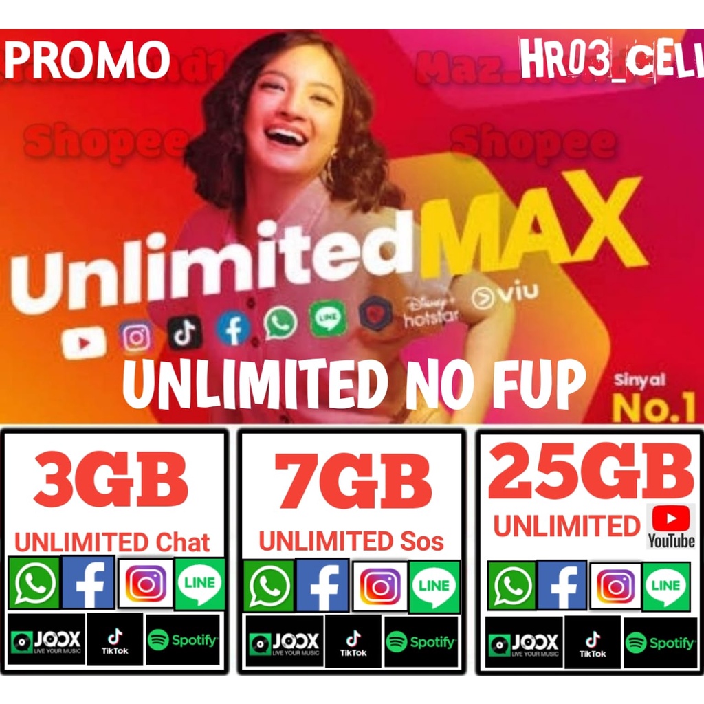 TEMBAK paket data telkomsel UnlimitedMax no fup 3072gb internet unlimited telkomsel murah promo