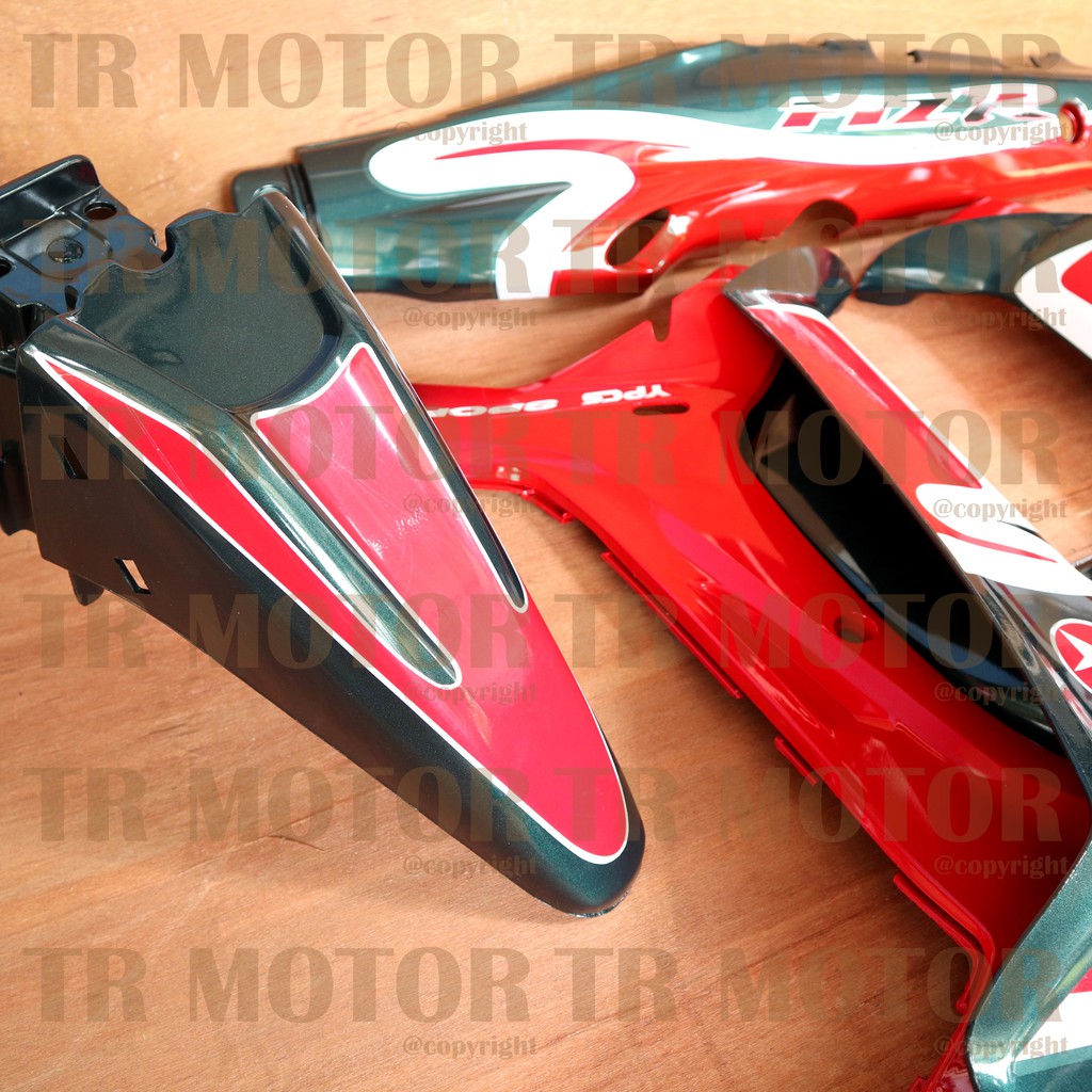 Cover Body Fizr F1zr Caltex Hijau Merah Full Set Halus Cover Bodi Yamaha Fiz r