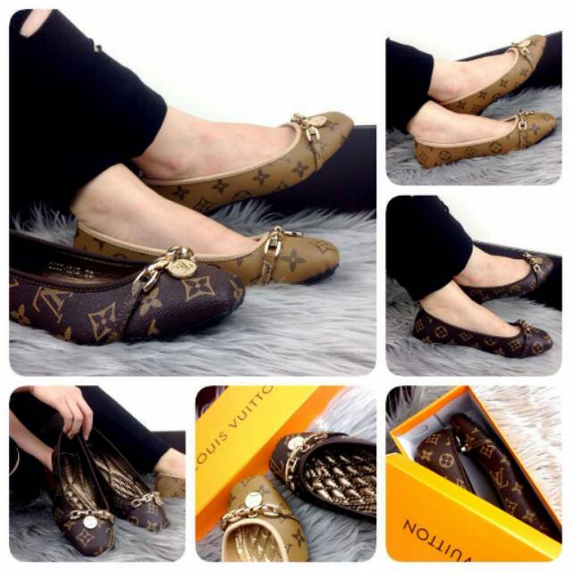 Flat shoes lv