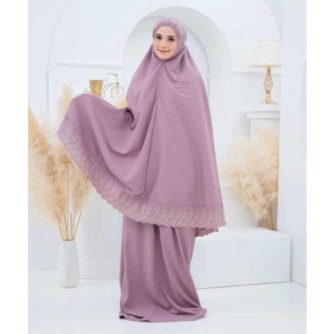 MUKENA SITI KHADIJAH KATUN MIKRO SUPER PREMIUM NEW BORDIR VOl.2