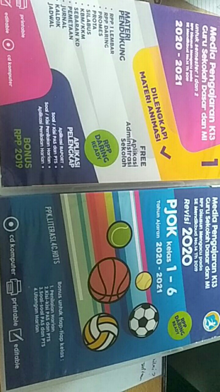 Cd Rpp 1 Lembar Sd Rpp Daring Dan Luring 2 Semester K13 Revisi Terbaru Shopee Indonesia
