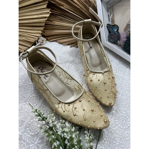 sepatu wanita cantik rafaizoutfit calia purie gold tinggi 3cm tahu