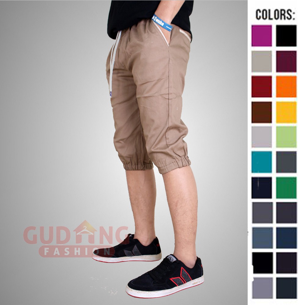 Celana Pendek Jogger Stretch - Banyak Pilihan Warna CLN (COMB)