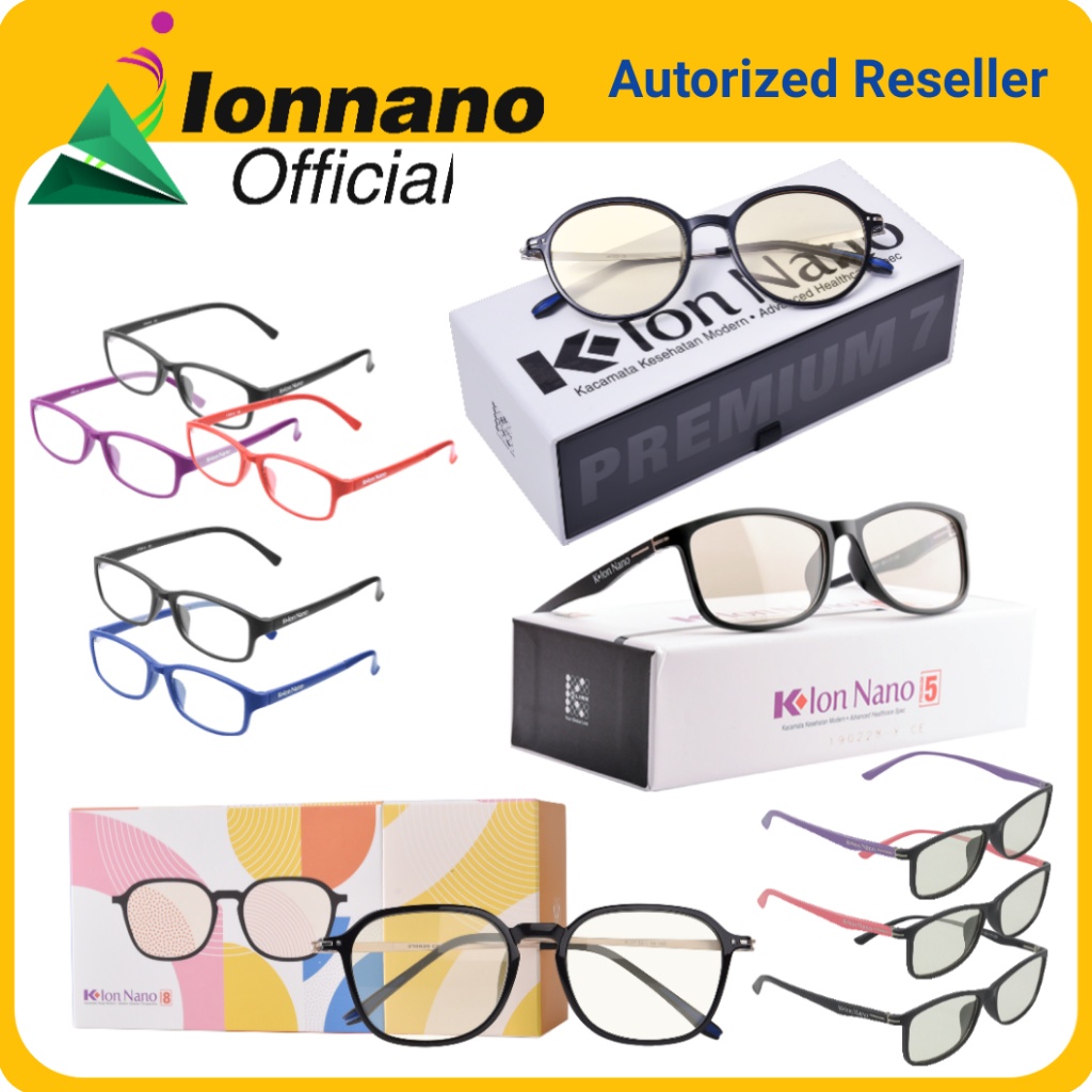 K ion nano premium 5 7 8 klink original frame kacamata k ion nano