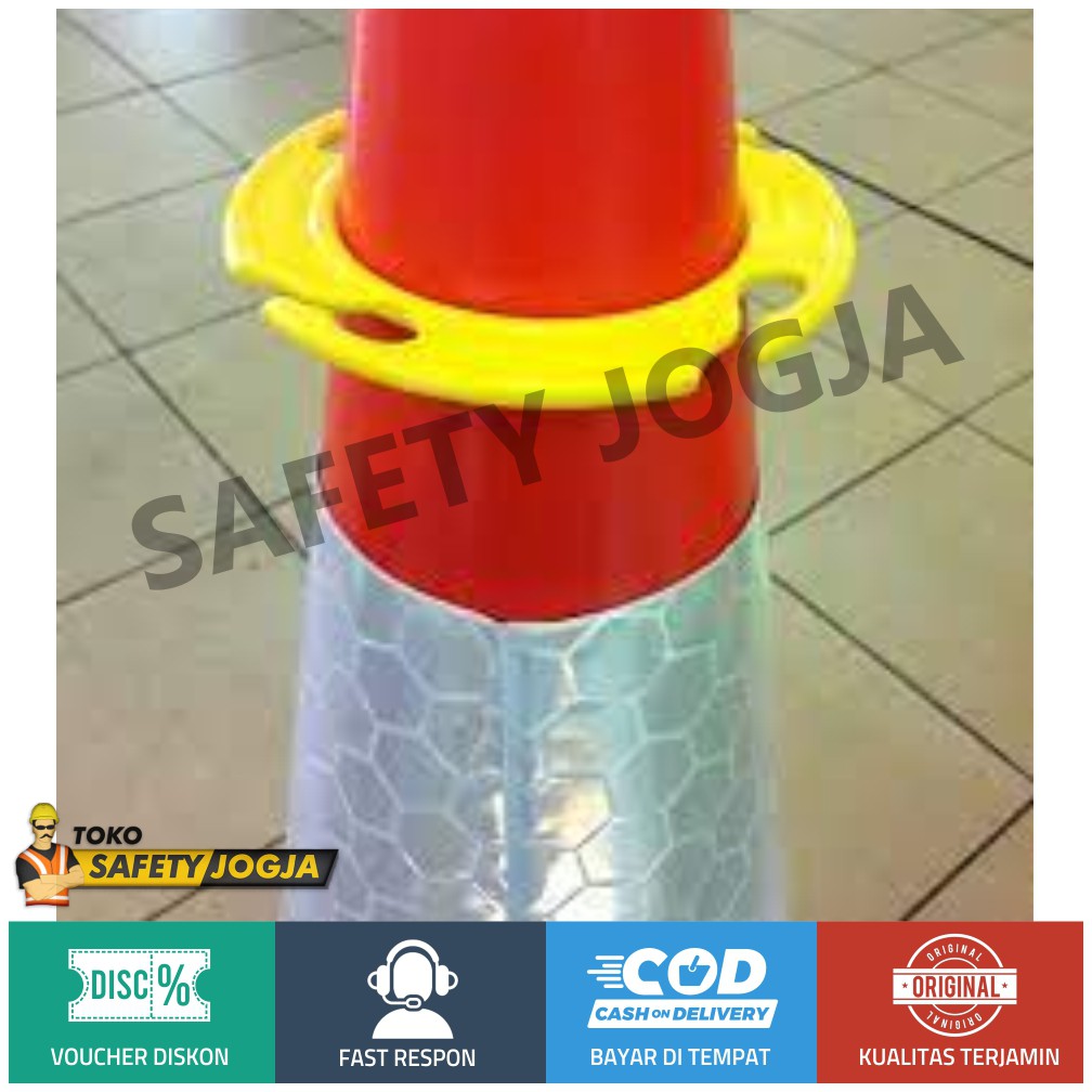 RING GANTUNGAN CAKRAM RANTAI PLASTIK TRAFFIC CONE