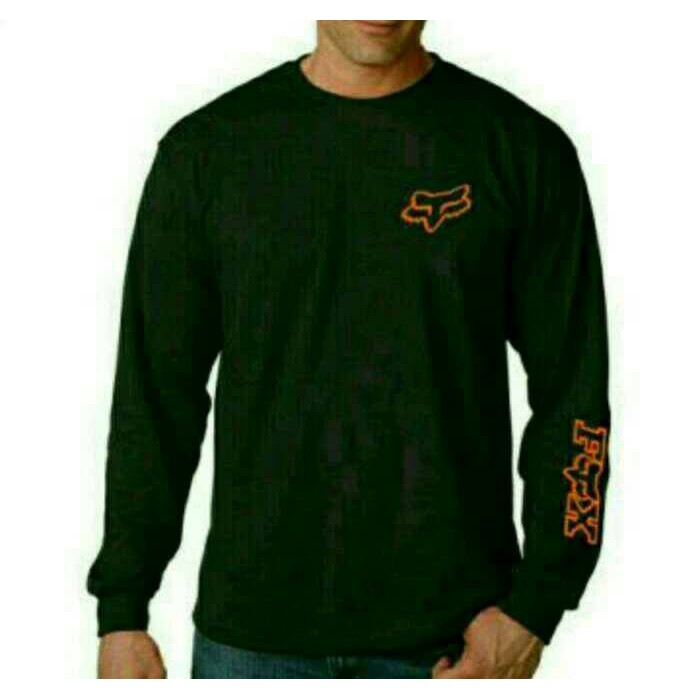 KAOS LENGAN PANJANG FOX/BAJU LONG SLEEVE FOX SIZE BESAR