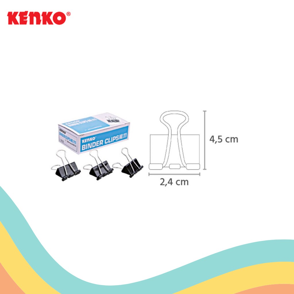 

BINDER CLIP KENKO 111 (1 PACK)