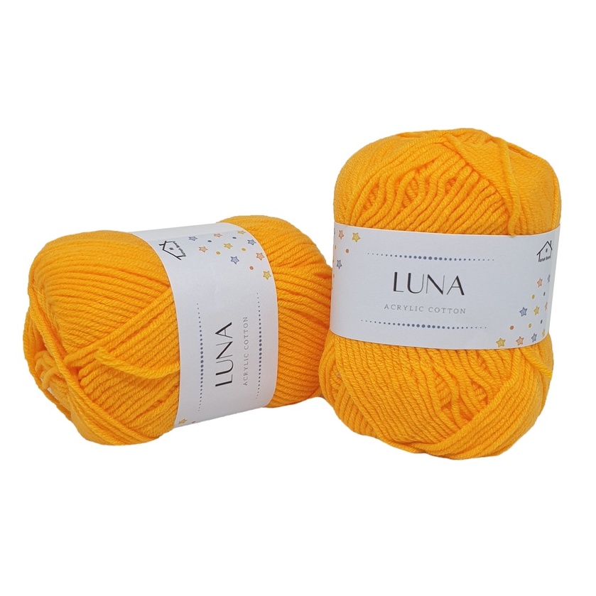 RB88 [LIMITED ITEM] Benang Rajut Impor LUNA Acrylic Cotton/Katun Akrilik