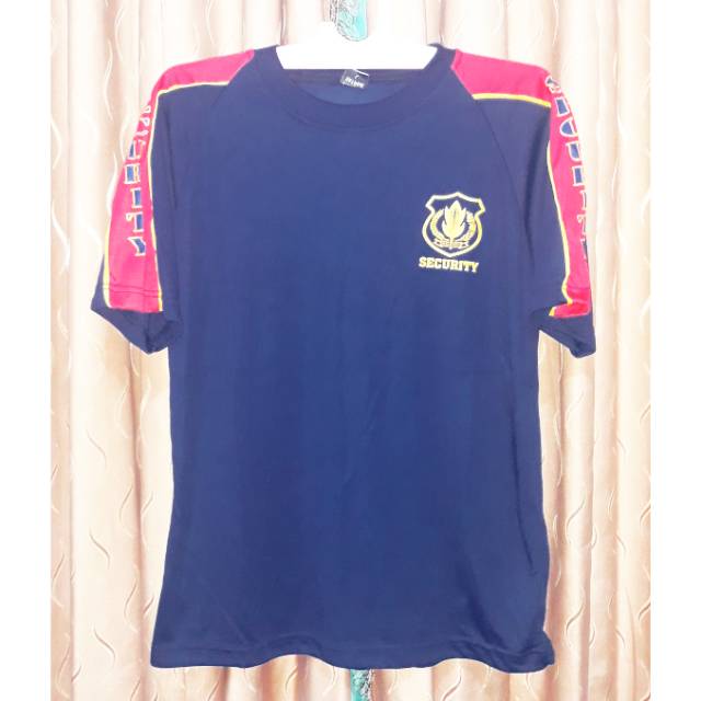 Kaos Satpam Kombinasi/Kaos Security Kombinasi/Kaos Dalaman Satpam Kombinasi