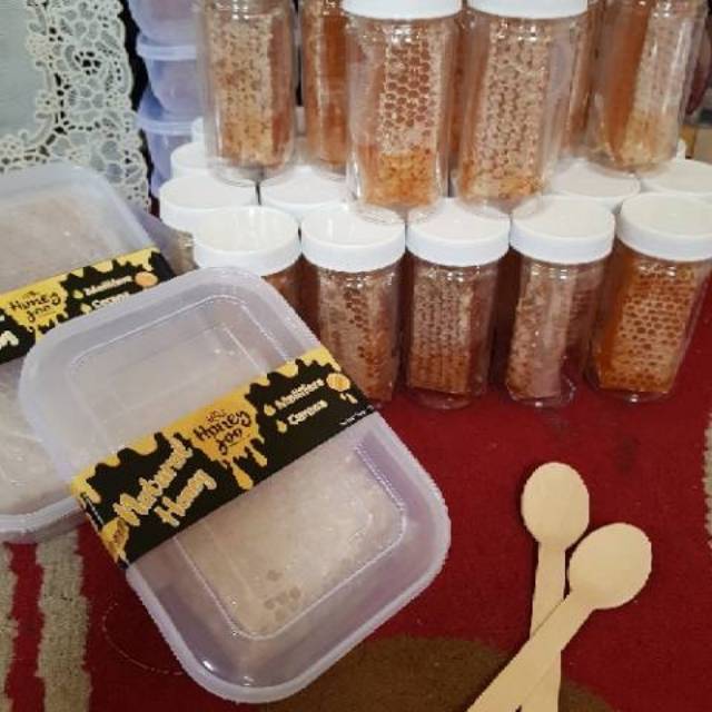 [COD]MADU SARANG MURNI HONEYCOMB MELLIFERA SARANG MADU 500Gr &amp; 250Gr Asli 100%  RAW HONEY