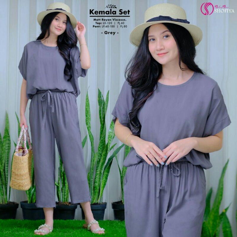 KEMALA Set (Top dan Celana) Ori by Shofiya