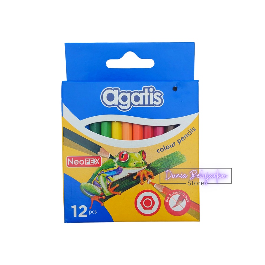 

Pensil Warna Agatis 12 Warna Pendek 12S Menggambar Colour Pencil