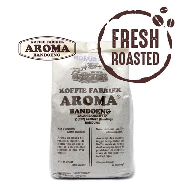 

[FREE ONG] KOPI ARABIKA / ROBUSTA 250 gr - AROMA BANDUNG - BUBUK HALUS / MEDIUM / KASAR / BIJI KOPI
