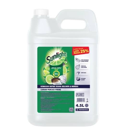 Sunlight galon jerigen 4.5 ltr - sabun cuci piring - Diswashing