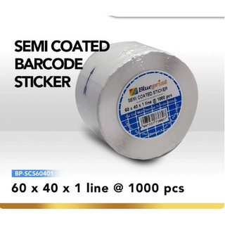 

BLUEPRINT SCS 60x40 x1 Line isi 1000 pcs - Semicoated Stiker Label OBAT Lab Farmasi