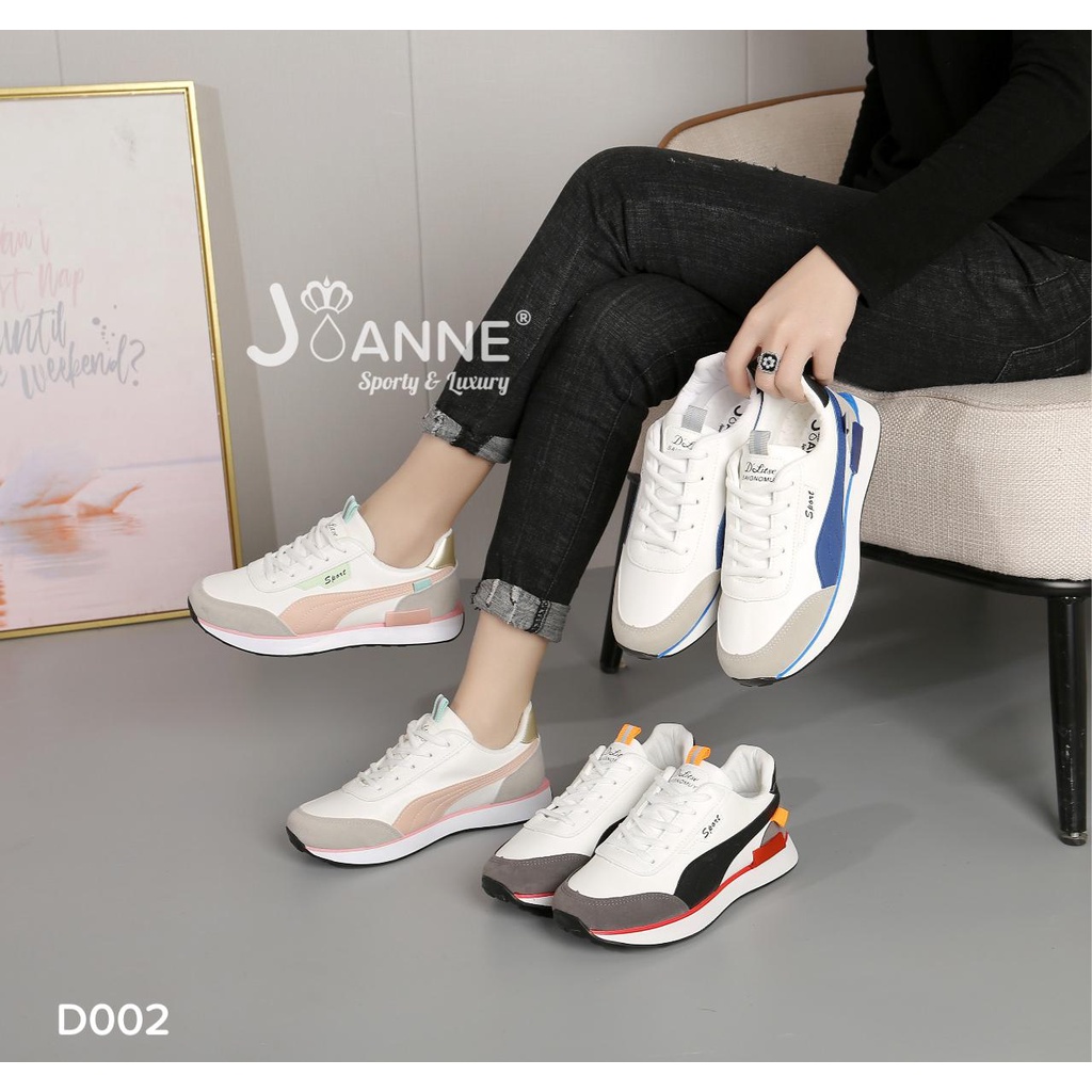 JOANNE Sporty Sneakers Running Shoes #D002 ORIGINAL (RESTOCK)