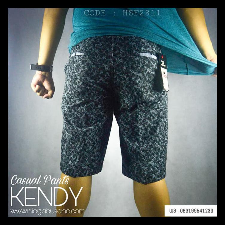 READY STOK LAGI TREN ! CELANA PENDEK CASUAL KATUN MERK KENDY CELANA PRIA MURAH ALA