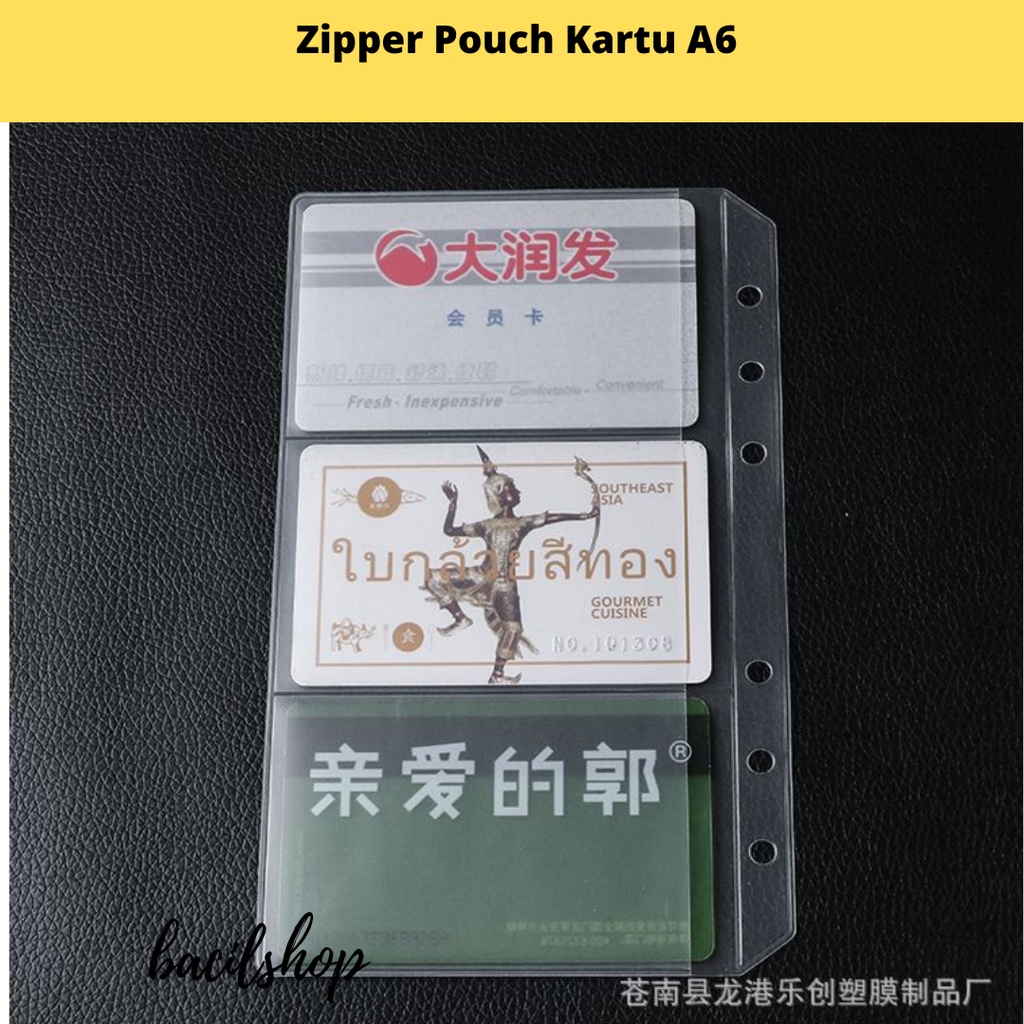 

Pouch Binder untuk Kartu Ukuran A6