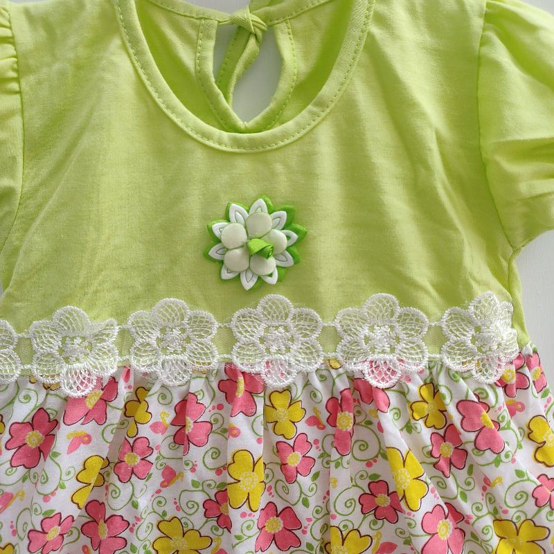 Dress rok YLIN Flowers Renda anak bayi SNI