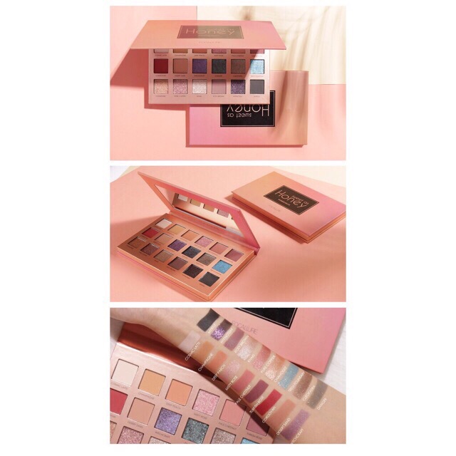 Focallure New 18 Colors SWEET AS HONEY Eyeshadow Palette With Mirror| FA40