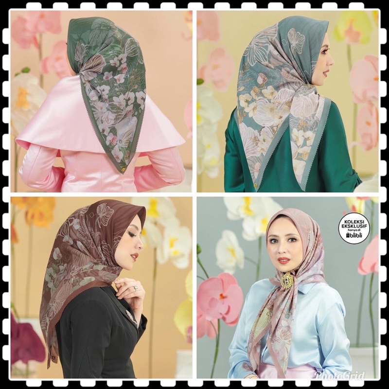 Buttonscarves x Sarah Sofyan Orchide extended