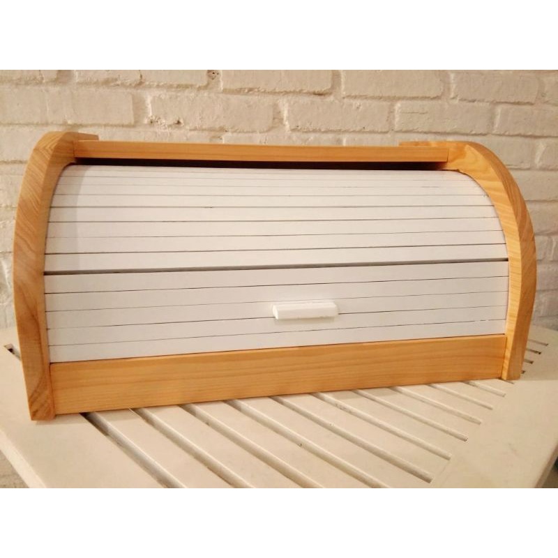 Kotak Penyimpanan Serbaguna Slide Bread Box