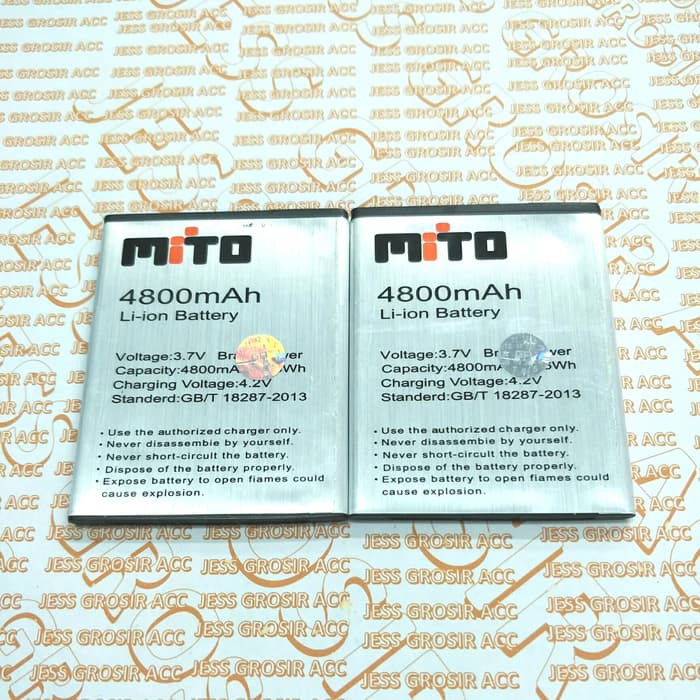 Baterai Battery Double Power MITO BA-00063 BA 00063 A500 FANTASY TEXT