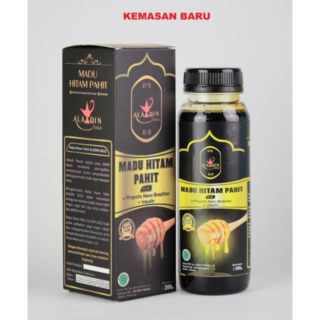 

Madu Aladin Gold_madu hitam pahit