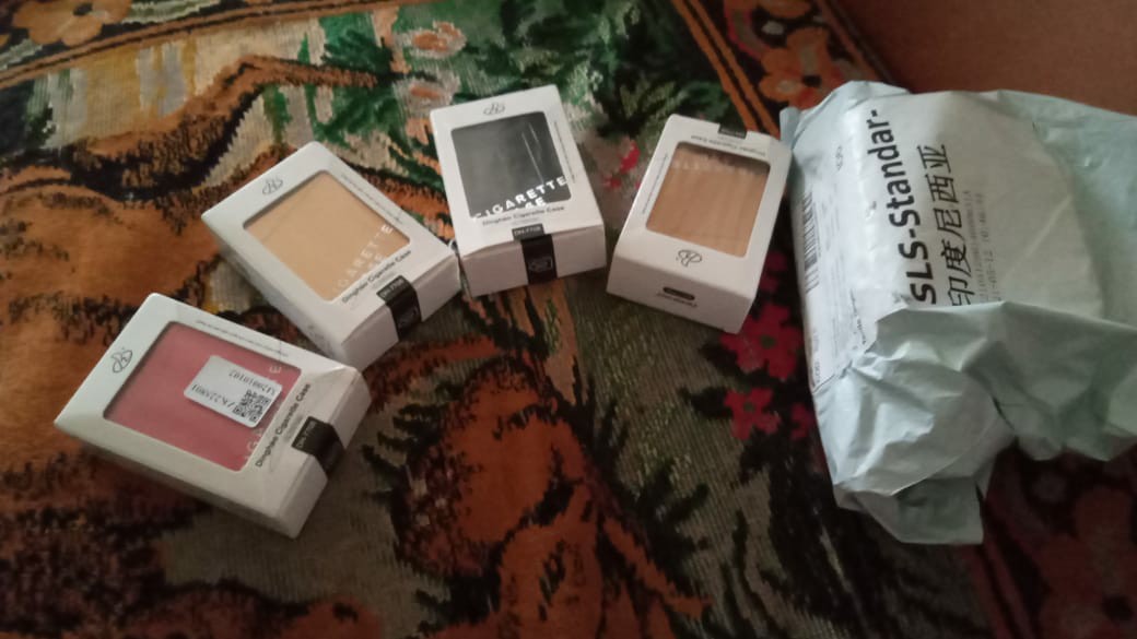 Kotak Penyimpanan Rokok Bahan Aluminium