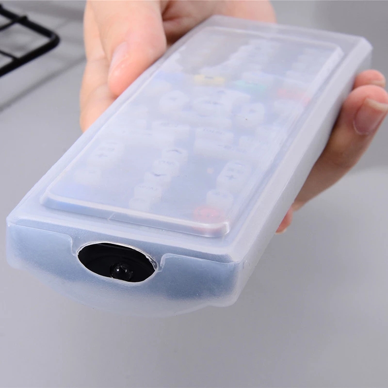 Transparent Silicone Remote Control Storage Bags / Waterproof And Dust Proof For Air Conditioning / TV Remote Control Holder Organizer / Suitable For Various Models