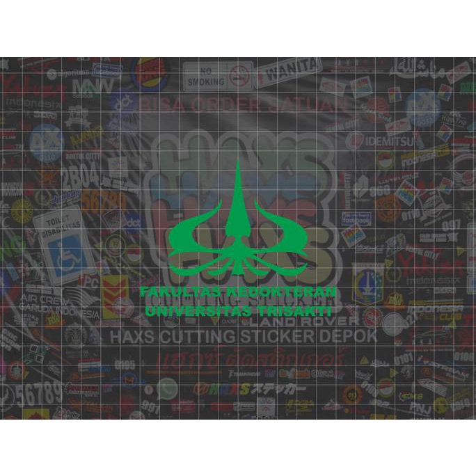 

Cutting Sticker Fakultas Kedokteran Universitas Trisakti Uk 10 Cm hax55 dijamin