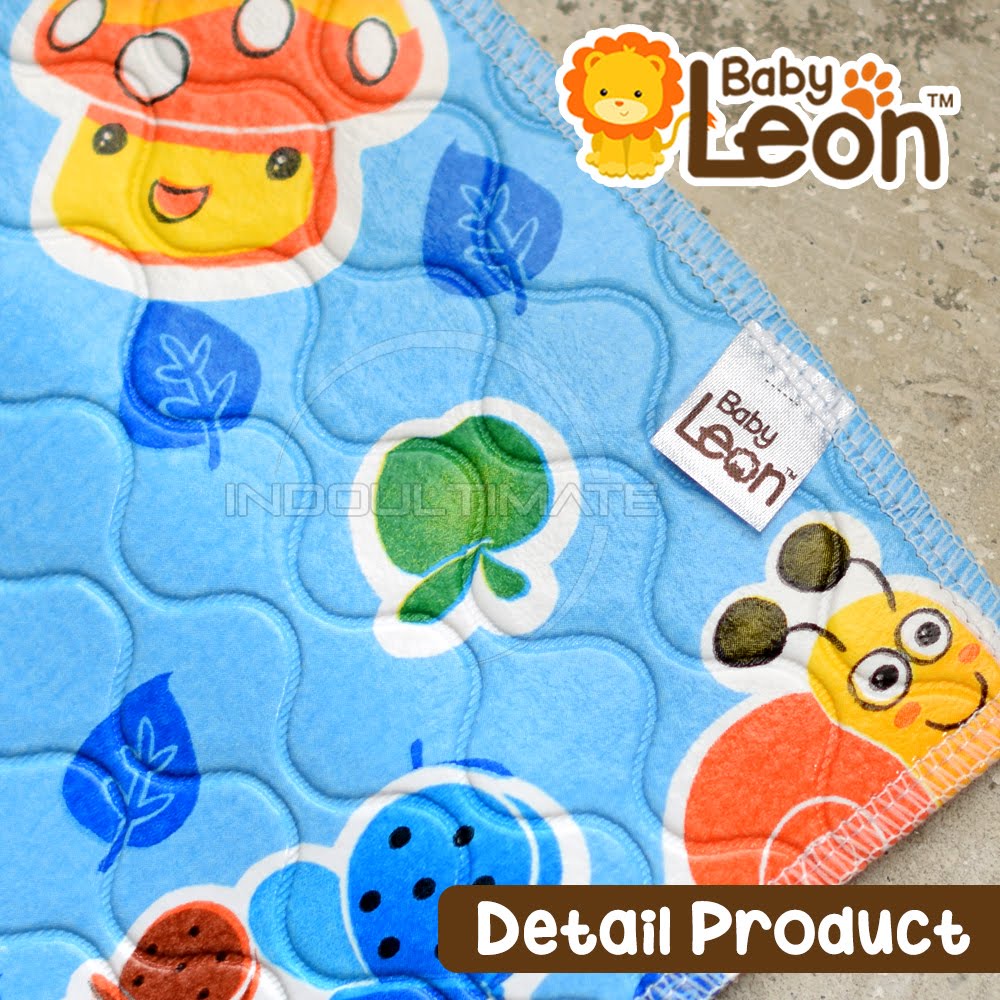 BABY LEON Perlak Bayi Karet Waterproof Alas Ompol Bayi Perlak Karet Perlak Ompol Bayi PL-08 (43cm x 36cm) PL-02 (75cm x 55cm)