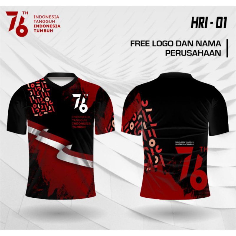 baju HUT 76th Jersey kaos 17agustus HUT 76th