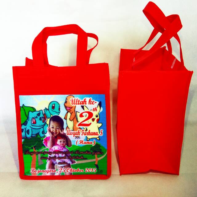 

Tas Ultah Tenteng Sponbun Murah Premium Custome Karakter Anak