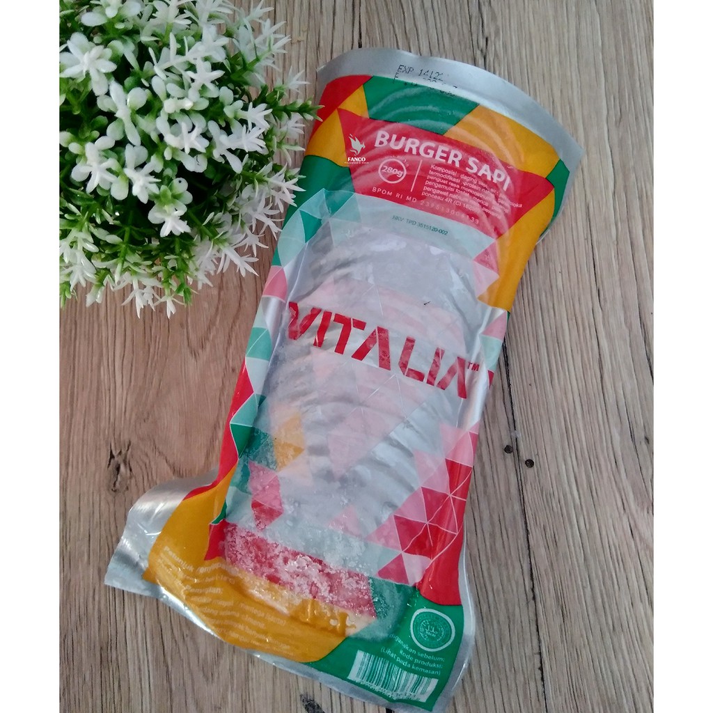 

Vitalia Burger sapi mini isi 20pcs 280gr