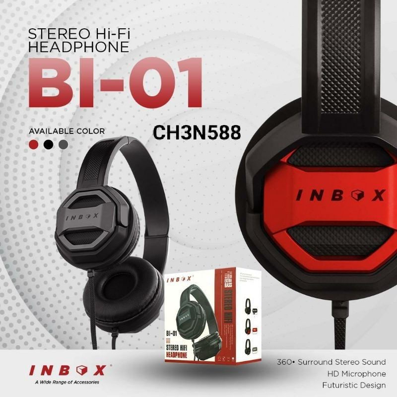 Headset Bando Headphone Inbox Bl 01 Super Bass Shopee Indonesia