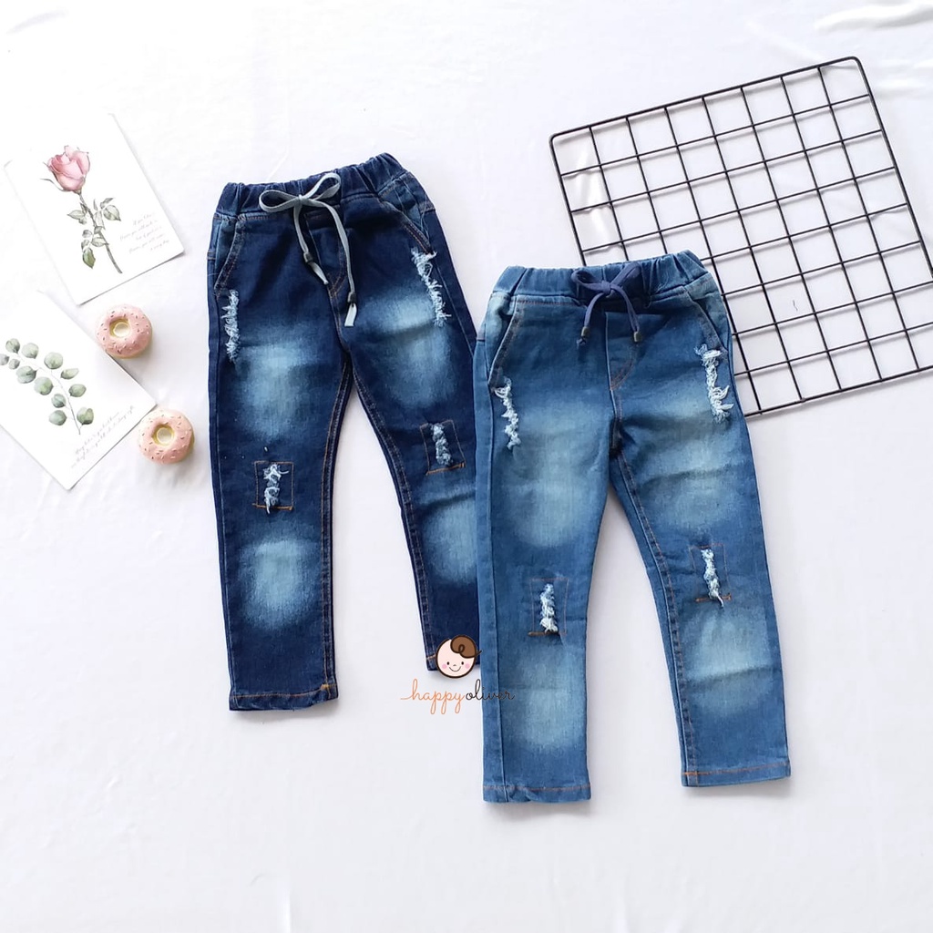 HappyOliver CELANA JEANS ANAK celana jeans anak laki laki model terbaru berkualitas