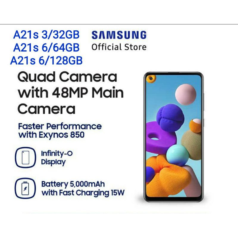 Samsung A21s 6/128GB SEIN TERMURAH Surabaya