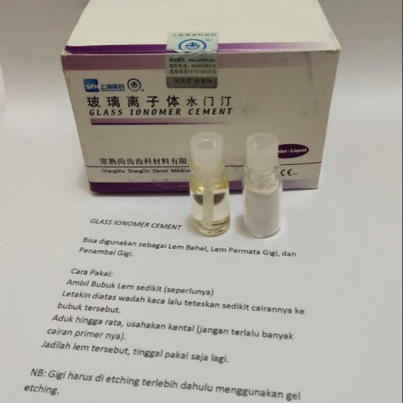 LEM GIC LEM GIGI PALSU PENAMBAL GIGI LEM GIGI TARING