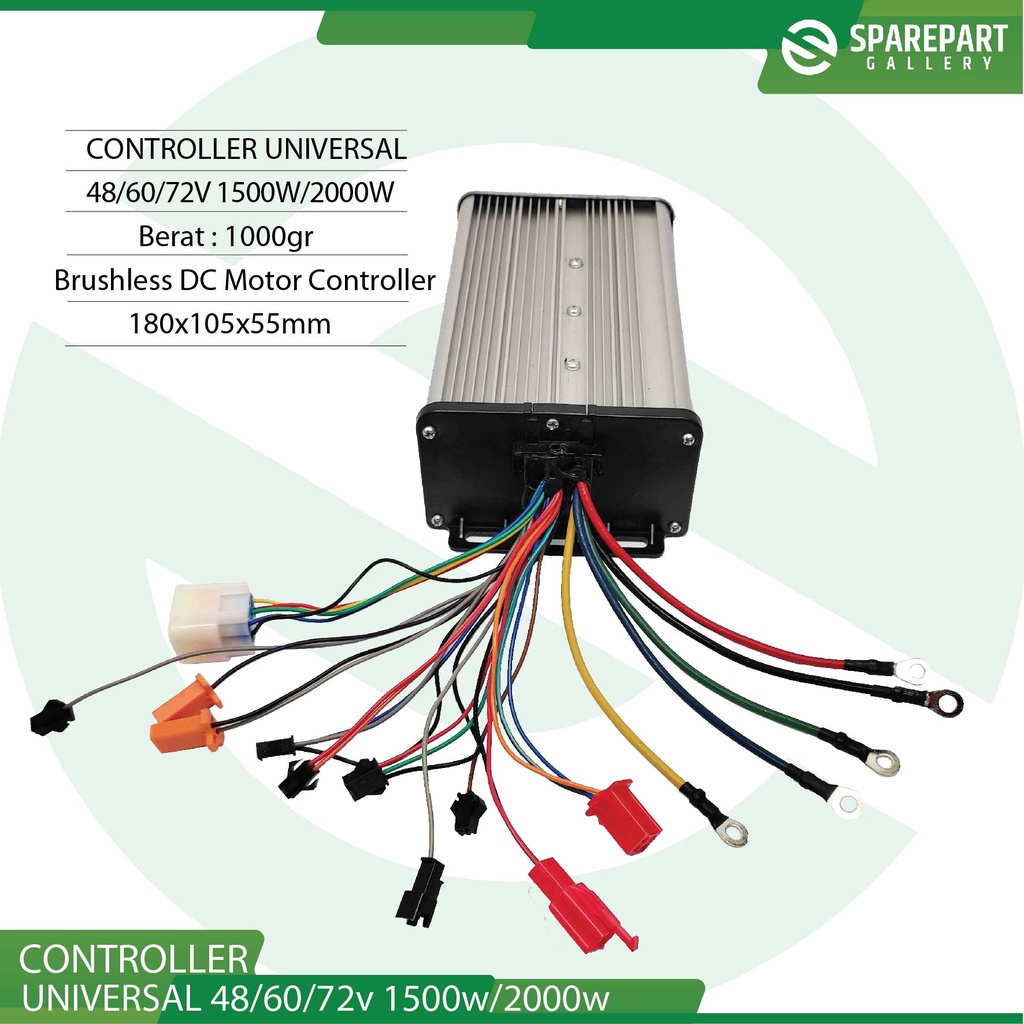 BLDC Motor Controller Universal 48/60/72v 2000W