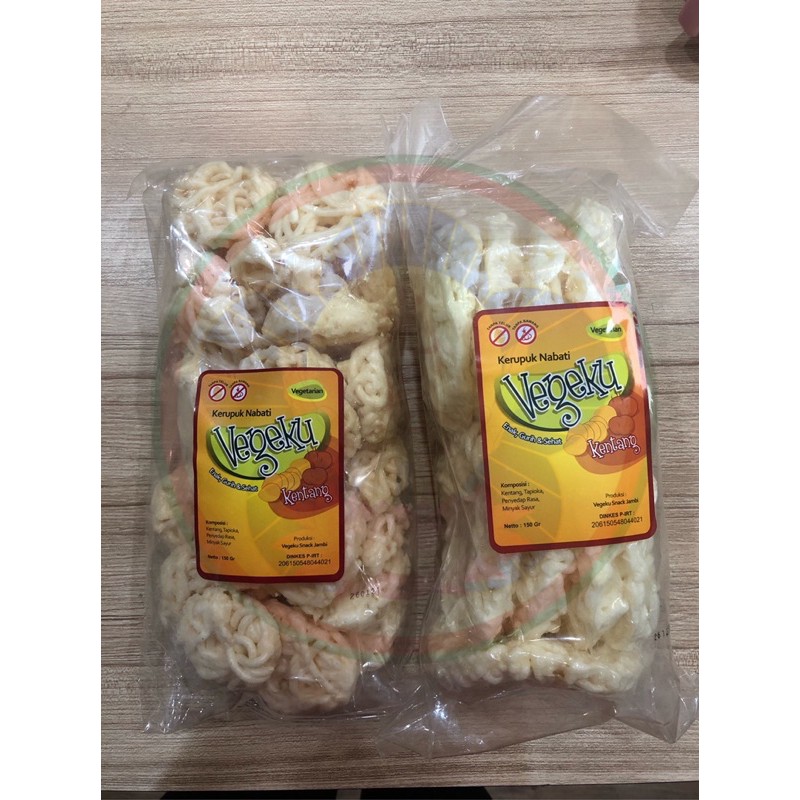 

Kerupuk Kentang Vegeku / Krupuk Kentang Vegan Vegetarian